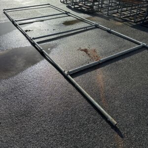 Shade frame with posts.